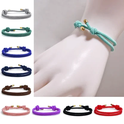 Minimalist Solid Rope Bracelet - Image 7