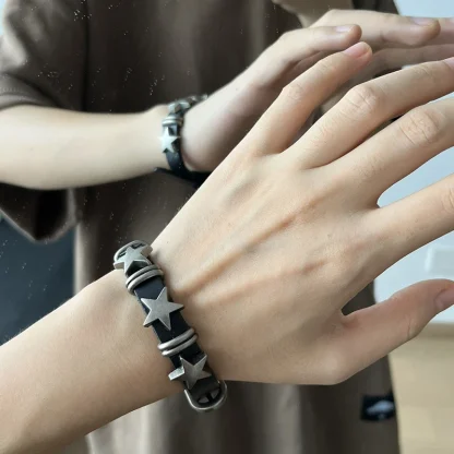 Adjustable Belted Star Bracelet - Image 2