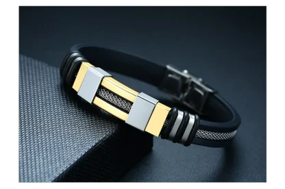 Casual Men's Bangle Bracelet - Image 2