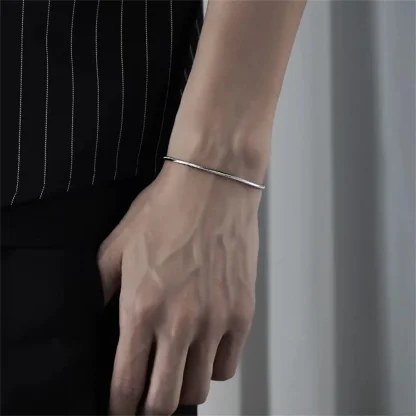 Minimalist Snake Chain Bracelet - Image 5