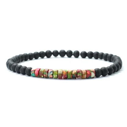 Small Beaded Elastic Bracelets - Image 3