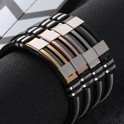 Men's Casual Bangle Bracelet - Image 7
