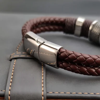 Retro Men's Braided Bracelet - Image 5