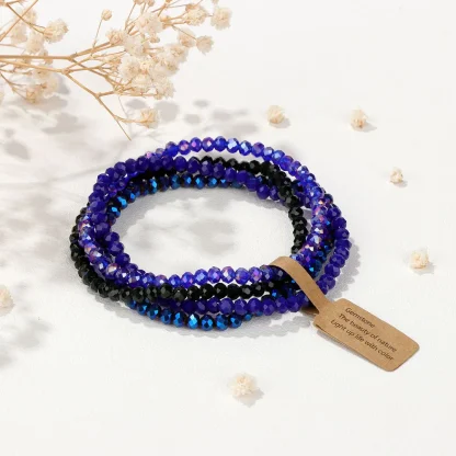 Shiny Beaded Elastic Bracelets - Image 6