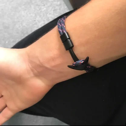 Solid Anchor Rope Bracelet - Image 4