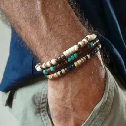 Elastic Flat Beads Bracelets - Image 5