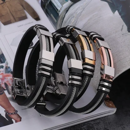 Men's Casual Bangle Bracelet - Image 6
