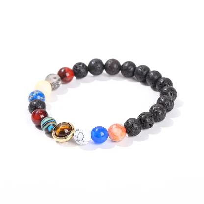 Eight Planet Bead Bracelet