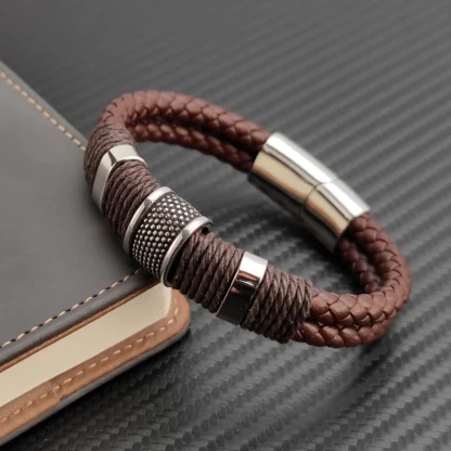 Retro Men's Braided Bracelet - Image 4