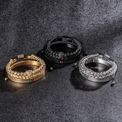 Luxury Leopard Head Bracelet - Image 5