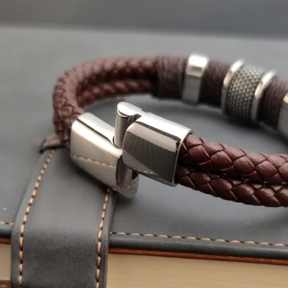 Retro Men's Braided Bracelet - Image 3