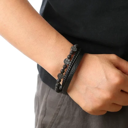 Multi-layer Beads Braided Bracelet - Image 7