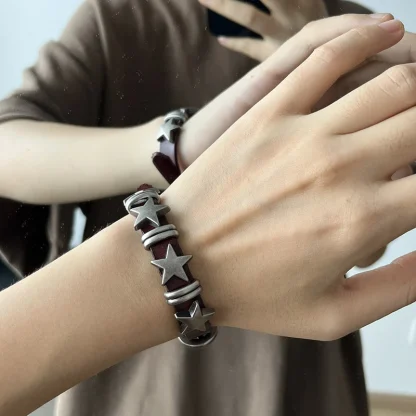 Adjustable Belted Star Bracelet - Image 6