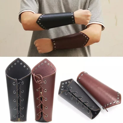Wide Bracer Lace-up Bracelet - Image 6