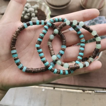 Elastic Flat Beads Bracelets - Image 4